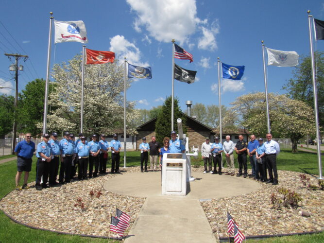 Moundsville Honor Guard Donates Flags to City of Glen Dale